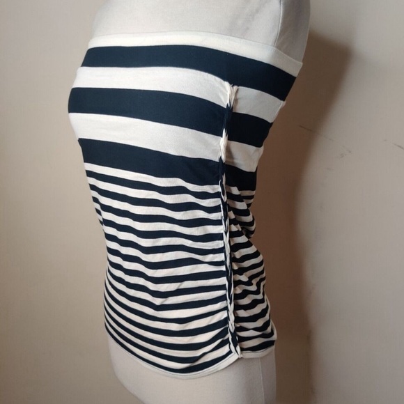 Free People Striped Ruched Tube Top - Picture 4 of 7